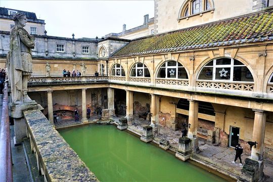 The Roman bath and temple complex, in Bath, Somerset.