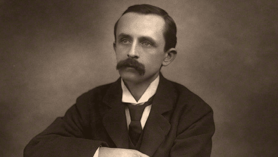 J.M.  Barrie in 1892 by Herbert Rose Barraud.
