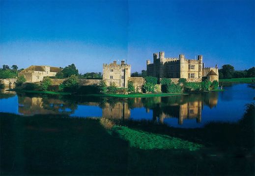 Seen from across the moat, Leeds Castle looks more suited to impressing visitors with its idyllic charm than to repelling invaders intent on destruction.
