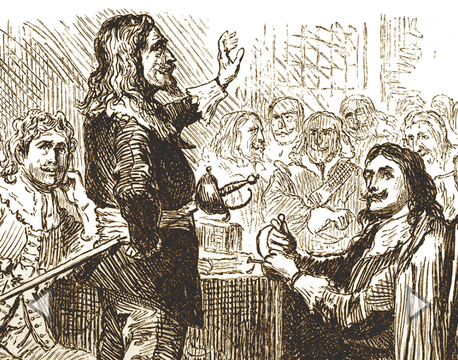 Virginia’s dynamic governor, Sir William Berkeley, spells out his clear vision to the colonial assembly