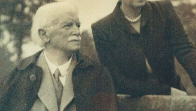 Former prime minister and 20th-century statesman David Lloyd George reflects here with Frances Stevenson, his longtime secretary, and mistress. It is 1943, the year they were married