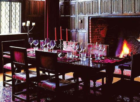 The Parlour shares the ground floor of the manor’s oldest wing with the Great Hall.