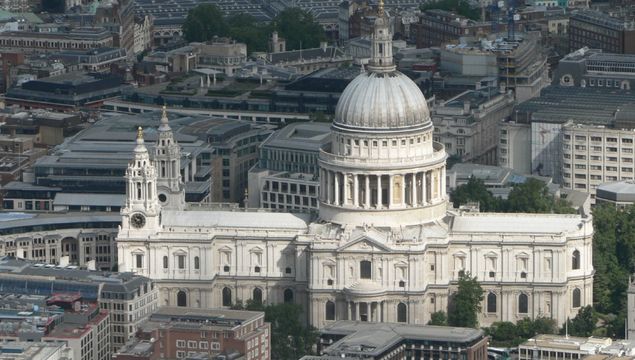 St. Paul\'s Cathedral, in London.