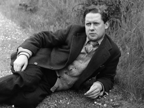 The Welsh poet and writer Dylan Thomas.