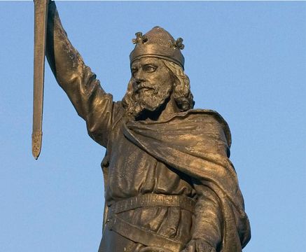 A British hero Alfred the Great King of Wessex