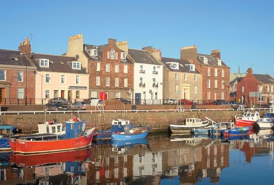 There are several harbor towns along the North Sea coast from Tayside to Aberdeen supporting small fishing fleets in the North Sea. Arbroath’s claim to fame came way back in 1320.
