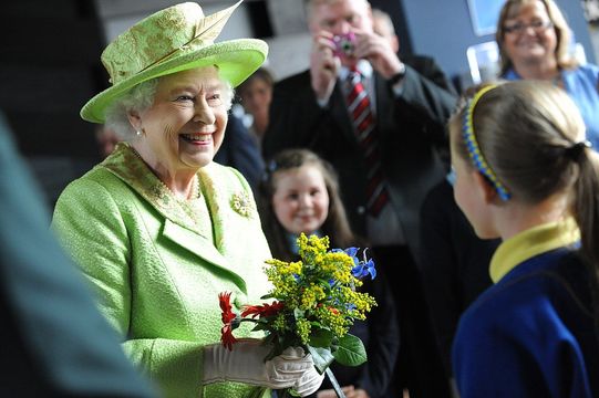 Queen Elizabeth II in Belfast.