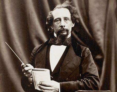 The great British writer, Charles Dickens.
