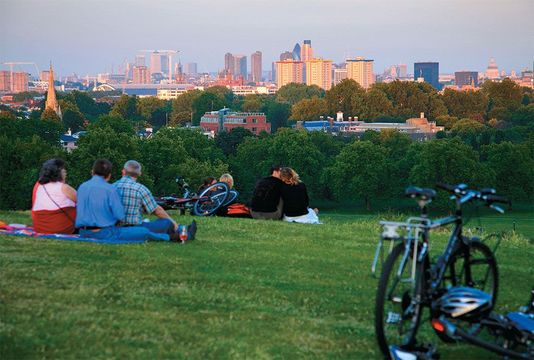 Enjoy the wonderful protected vistas around London.