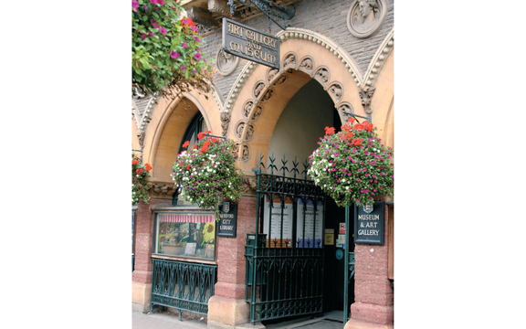 Discover the city museum and art gallery while wandering about the cathedral city of Hereford.