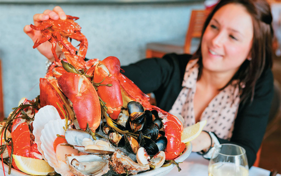 At Rick Stein’s famed seafood restaurant in Padstow, Cornwall, the sea’s bounty is presented with a distinctive flair.