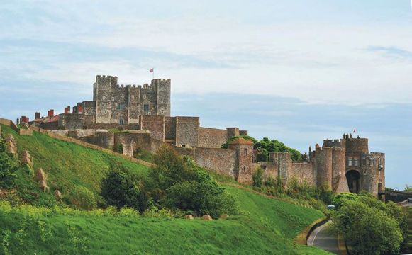 The largest castle in England, Dover Castle has guarded the narrow channel straits since the time of the Romans.