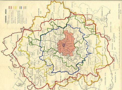 Waterlow and Sons 1937 Map of London.