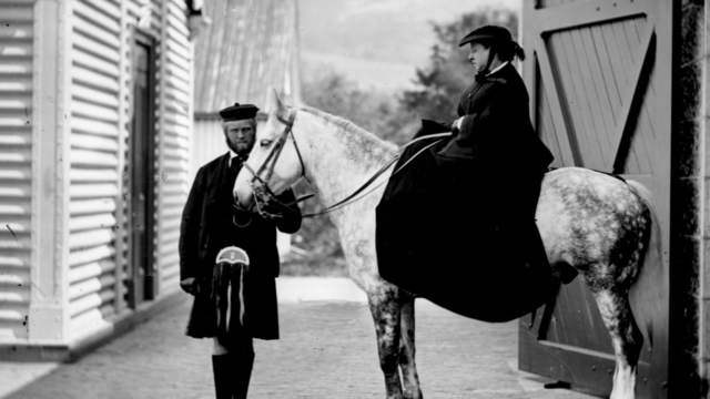 Queen Victoria and her servant John Brown