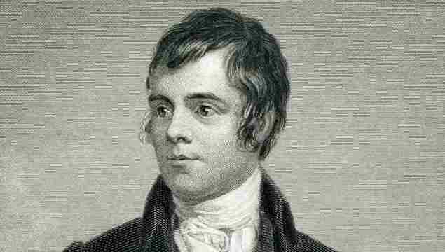 Engraving From 1873 Featuring The Scottish Poet, Robert Burns. Burns Lived From 1759 Until 1796.