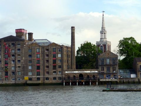 Thames Tunnel Mills, Rotherhithe, in South London.