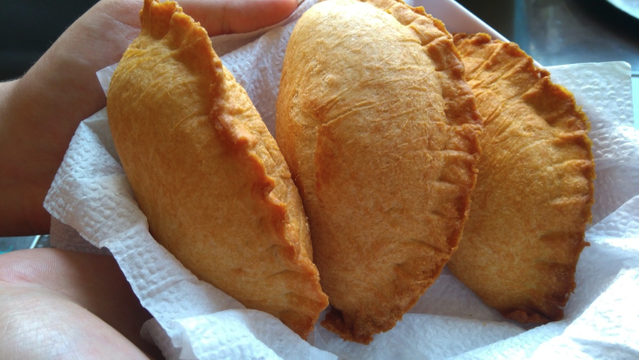 The delicious Cornish pasty.