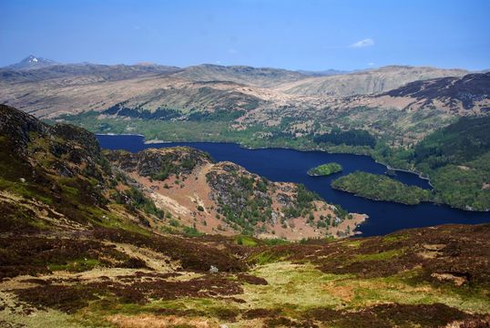 Featured in Rob Roy: Loch Katrine is a freshwater loch and scenic attraction in the Trossachs area of the Scottish Highlands.