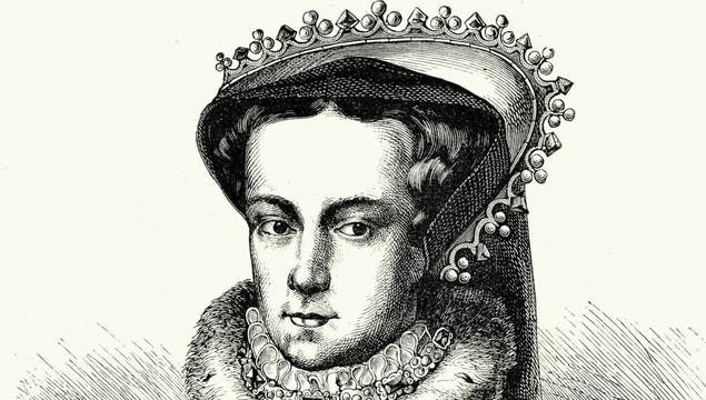 Portrait of Mary I of England, Queen of England and Ireland from July 1553 until her death