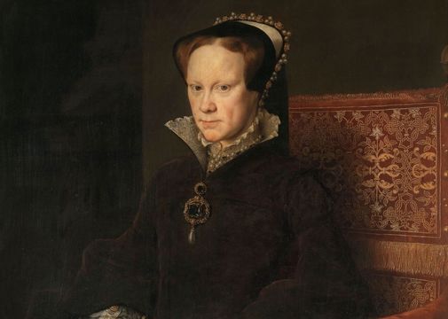 Portrait of Mary I of England, Queen of England.