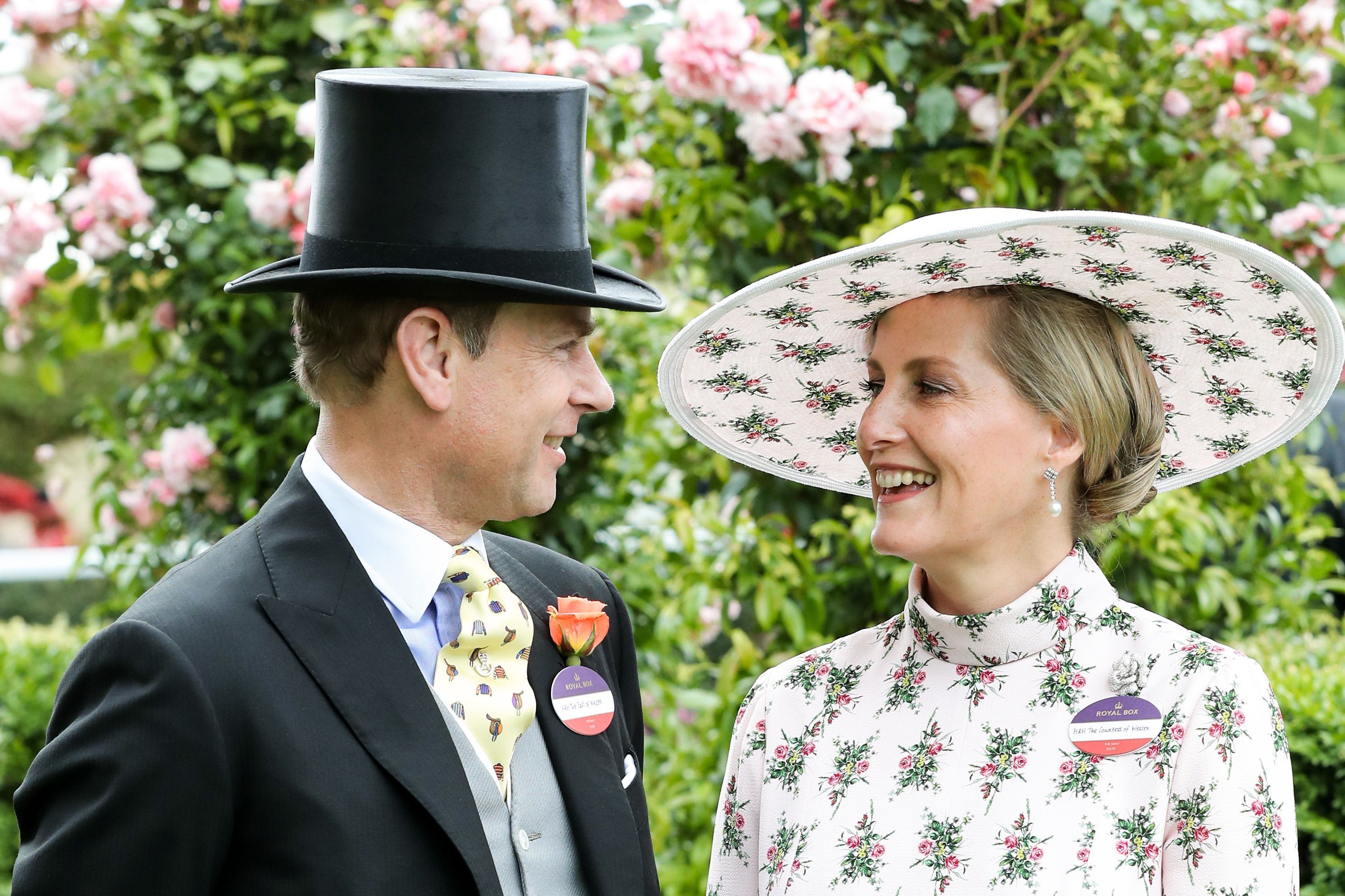 Sophie Wessex looks chic as she joins husband Prince Edward on a