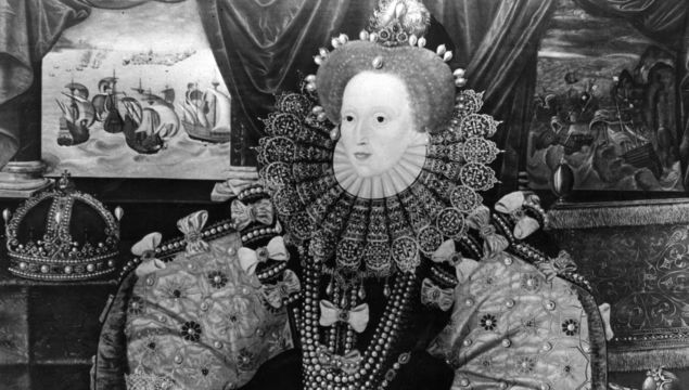 Circa 1565, The Queen of England, Elizabeth I (1533 - 1603), by Marc Gerrarts