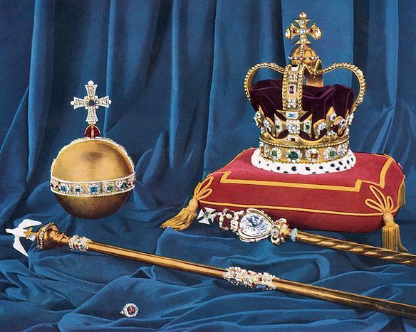 How much is St Edward's Coronation Crown worth?