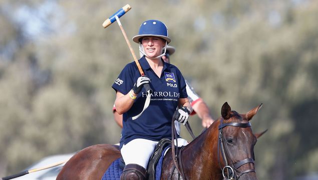 Zara Phillips in action at the Magic Millions Polo Event on January 8, 2017 in Gold Coast, Australia