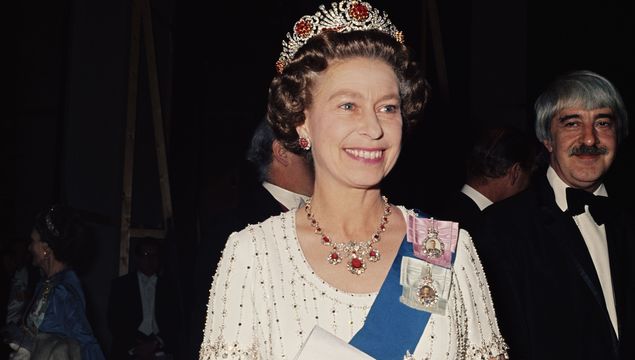 Queen Elizabeth II, photographed in 1977.