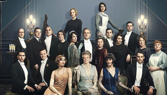 The full cast from the Downton Abbey movie