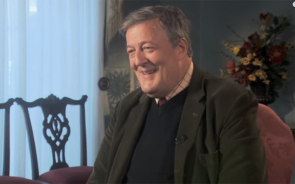 The voice of Harry Potter audiobooks, Stephen Fry.