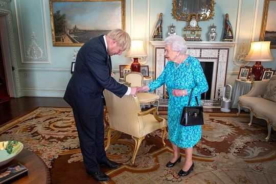 Boris Johnson and Queen Elizabeth 