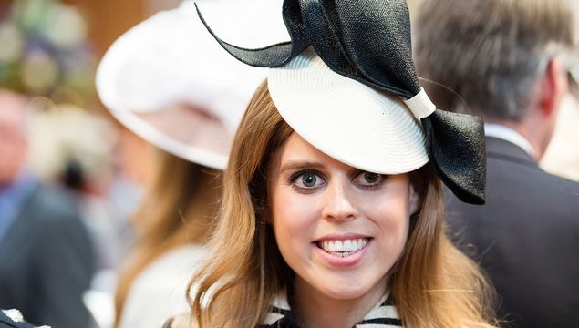 Princess Beatrice attends a lunch after the National Service of Thanksgiving as part of the 90th birthday celebrations for The Queen at The Guildhall on June 10, 2016 in London, England