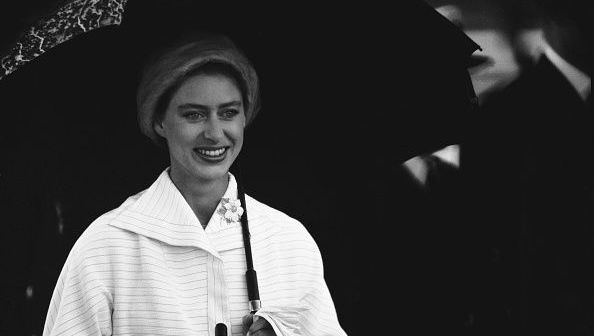 Princess Margaret, Countess of Snowdon (1930 - 2002) arrives in England after her tour of Canada, 12th August 1958. 