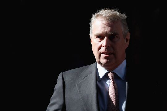 Prince Andrew, Duke of York leaves the headquarters of Crossrail at Canary Wharf on March 7, 2011 in London, England