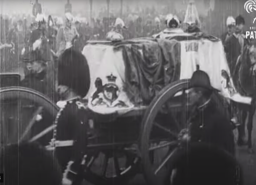 Queen Victoria\'s funeral procession.