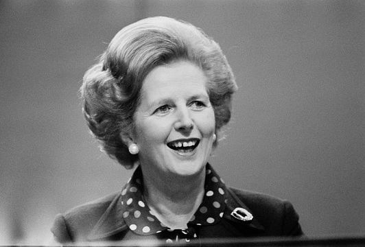 British Conservative Party politician and Prime Minsiter of the United Kingdom Margaret Thatcher (1925 - 2013) at the Conservative Party Conference in Brighton, UK, 10th October 1980. (Photo by Colin Davey/Evening Standard/Hulton Archive/Getty Images)
