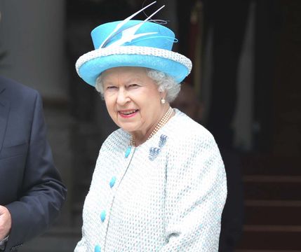 Queen Elizabeth II delivering her Christmas speech, in 2019.