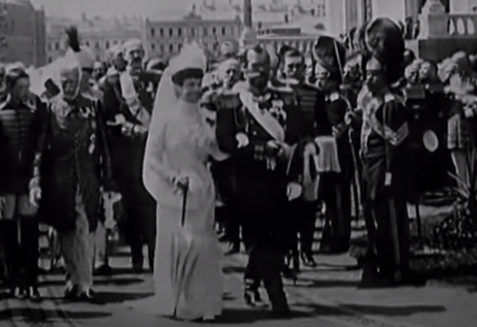 Still from the British Pathe video \"8 Monarchies That No Longer Exist\".