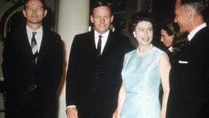 Neil Armstrong walked on the Moon and then coughed his way through Buckingham Palace