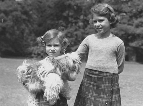Princess Margaret and Princess Elizabeth