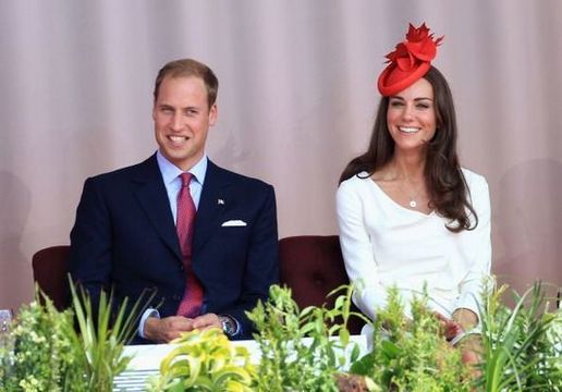 Kate and William in Canada.