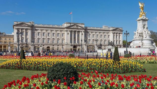 Buckingham Palace, London. 