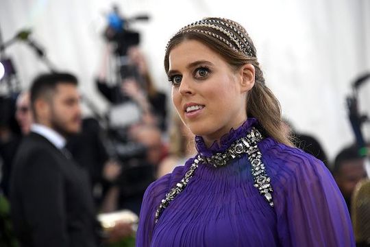  Princess Beatrice of York attends the Heavenly Bodies: Fashion & The Catholic Imagination Costume Institute Gala at The Metropolitan Museum of Art on May 7, 2018 in New York City. (Photo by Noam Galai/Getty Images for New York Magazine)