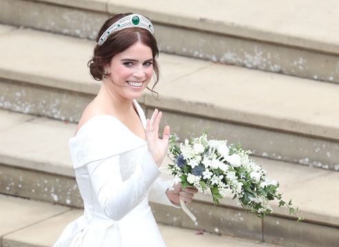 Princess Eugenie on her wedding day.