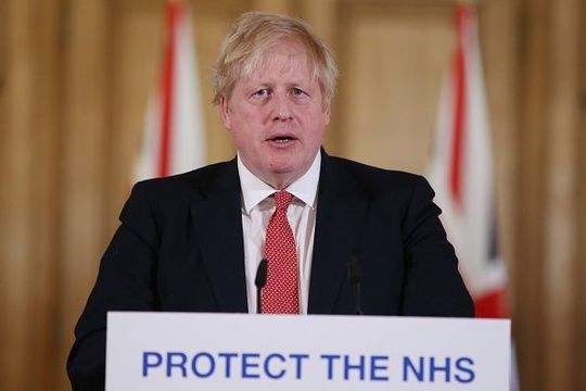  British Prime Minister Boris Johnson gives his daily COVID 19 press briefing at Downing Street on March 22, 2020 in London, England. Coronavirus (COVID-19) pandemic has spread to at least 182 countries, claiming over 10,000 lives and infecting hundreds of thousands more. (Photo by Ian Vogler-WPA Pool/Getty Images)