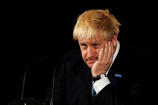 Britain\'s Prime Minister Boris Johnson during a speech on domestic priorities at the Science and Industry Museumon July 27, 2019 in Manchester, England. The PM announced that the government will back a new rail route between Manchester and Leeds. (Photo by Rui Vieira - WPA Pool/Getty Images)