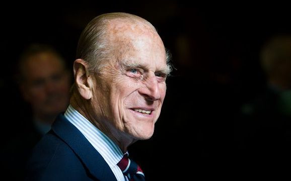 Prince Philip, Duke of Edinburgh smiles during a visit to the headquarters of the Royal Auxiliary Air Force\'s (RAuxAF) 603 Squadron on July 4, 2015 in Edinburgh, Scotland. (Photo by Danny Lawson - WPA Pool/Getty Images)