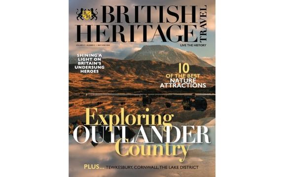 The cover of British Heritage Travel\'s May / June 2020 issue! 