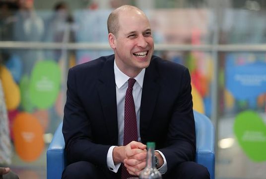 Prince William, Duke of Cambridge speaks with military veterans now working for the NHS as he visits Evelina London Children\'s Hospital to launch a nationwide programme to help veterans find work in the NHS on January 18, 2018 in London, England. (Photo by Daniel Leal-Olivas - WPA Pool/Getty Images)